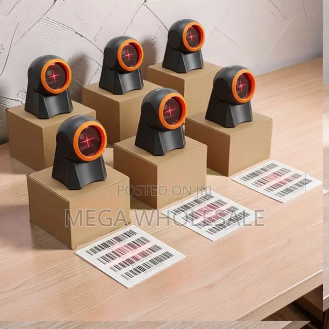 Trade Discounts 1D 2D Desktop Table Mount Barcode Scanner Readers