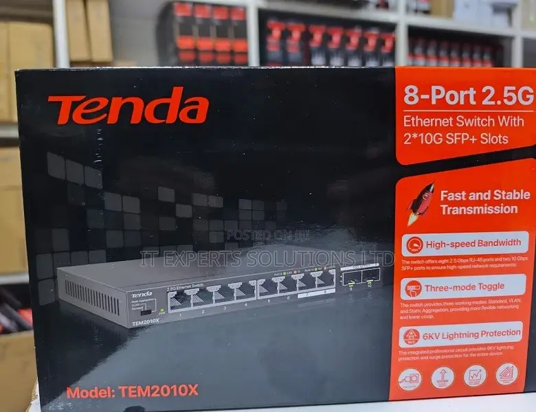 Tenda Tem2010x 8-Port 2.5g Ethernet Switch