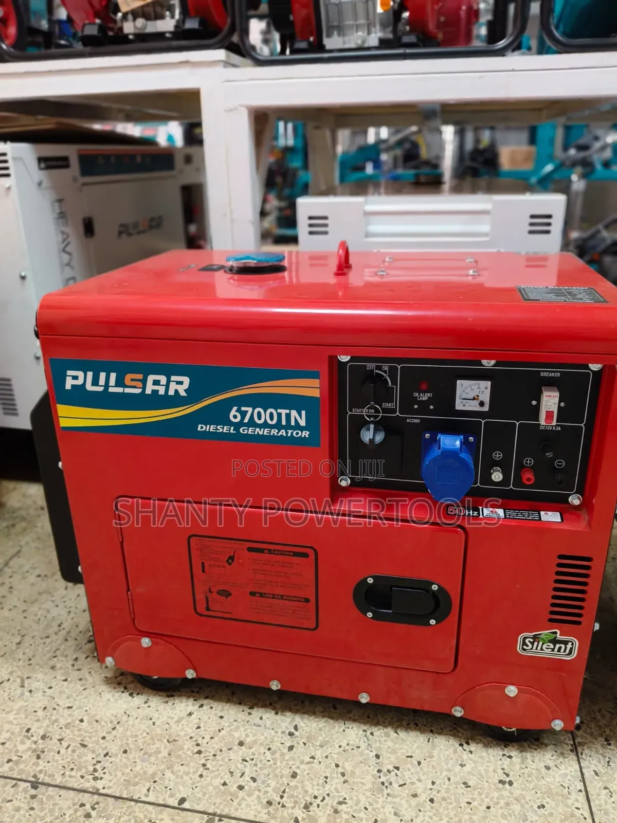 Pulsar 6700TN Silent Diesel Generator.
