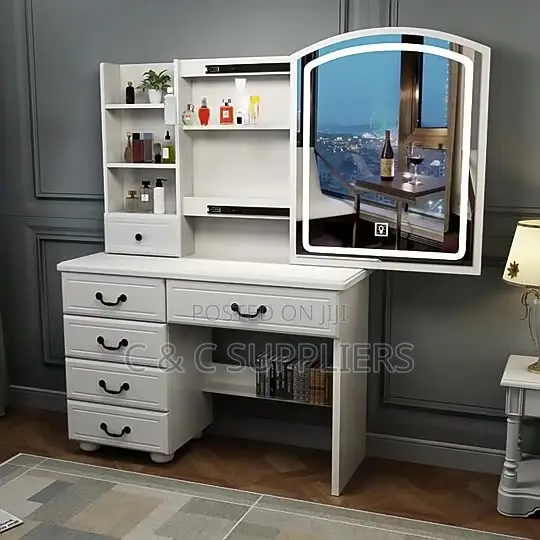 Modern Bedroom Dressing Table With Drawers.
