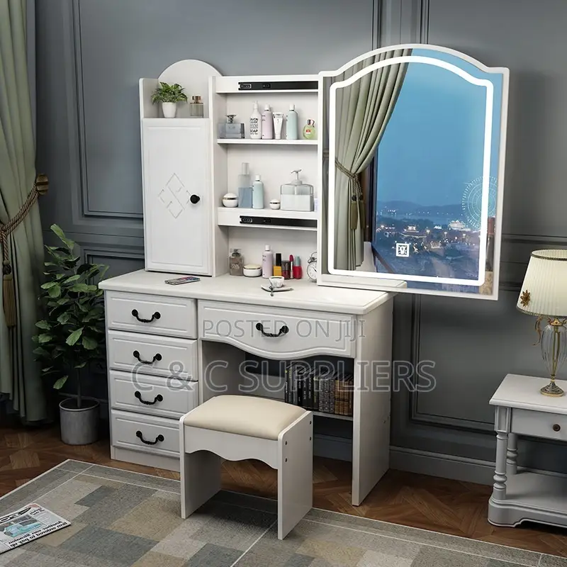 Modern Bedroom Dressing Table With Drawers.