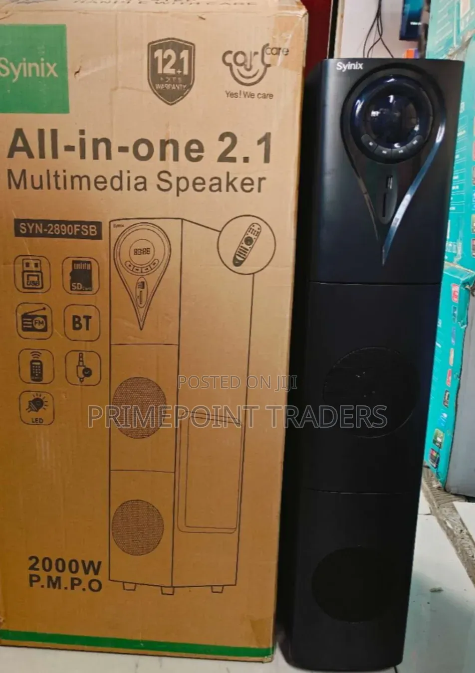 Syinix SYN2890FSB All-in-One 2.1 Multimedia Speaker 🔥🔥