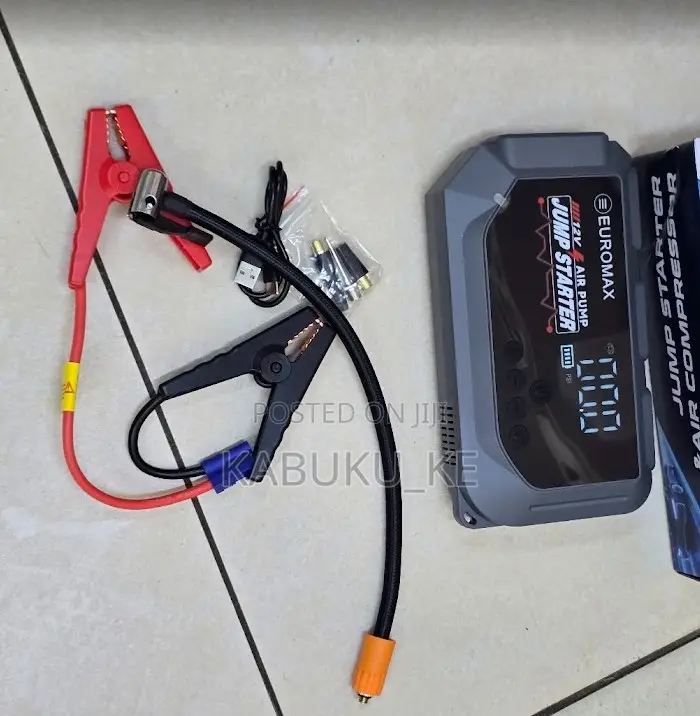 Euromax EMK3 Portable Car Jump Starter With Air Compressor