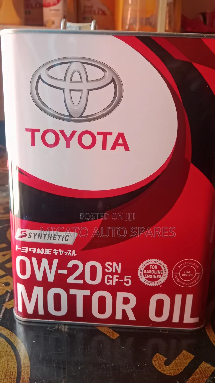 Toyota Synthetic Oil 0w-20