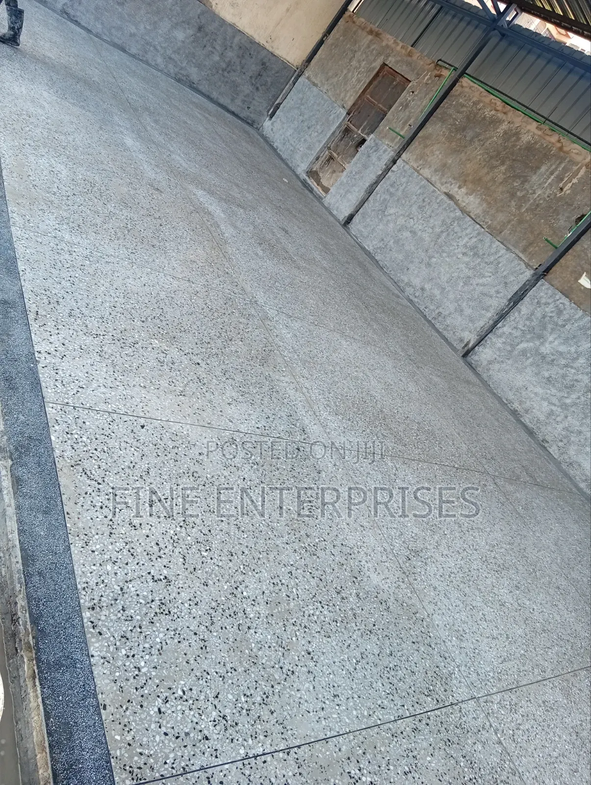 Bright Grey Terrazzo