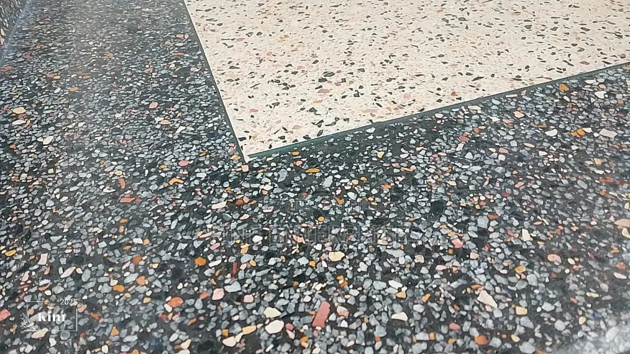Bright Grey Terrazzo