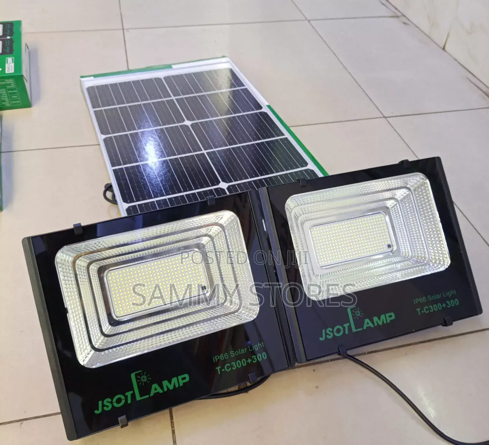 JSOT 600W Solar LED Flood Light