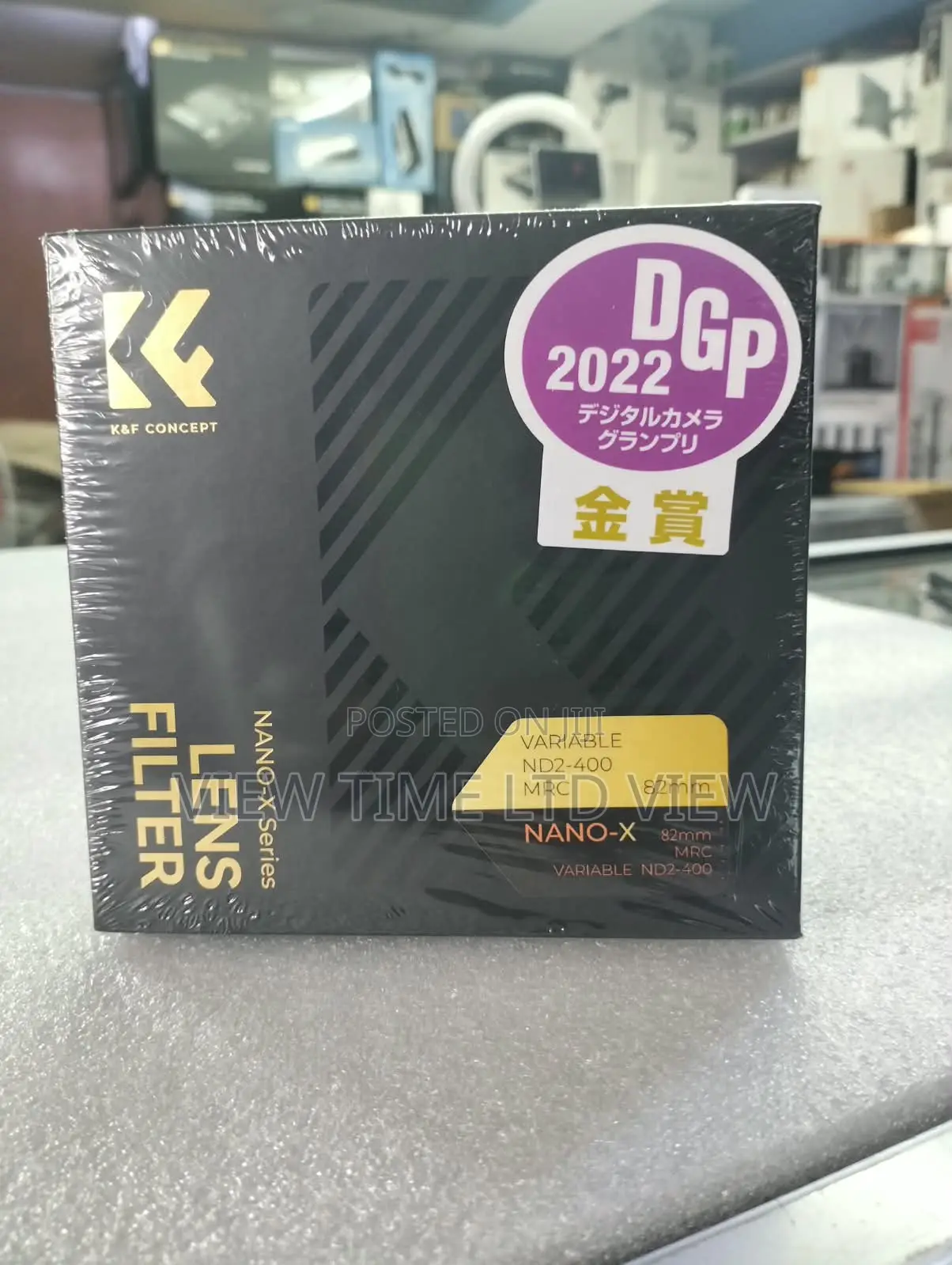 K&F Concept FN722 82mm Variable ND2-400 Filter (1–9 Stops)