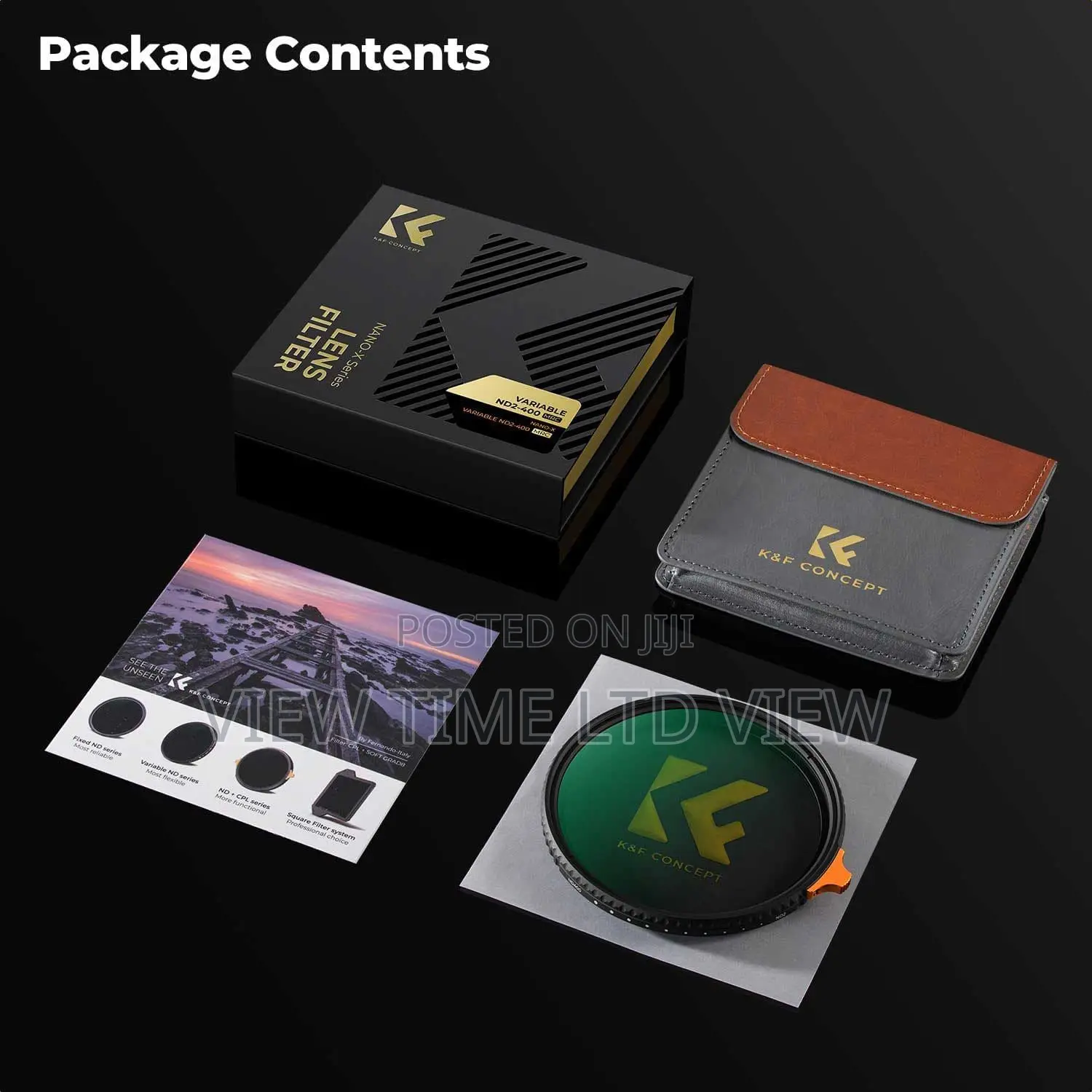 K&F Concept FN722 82mm Variable ND2-400 Filter (1–9 Stops)