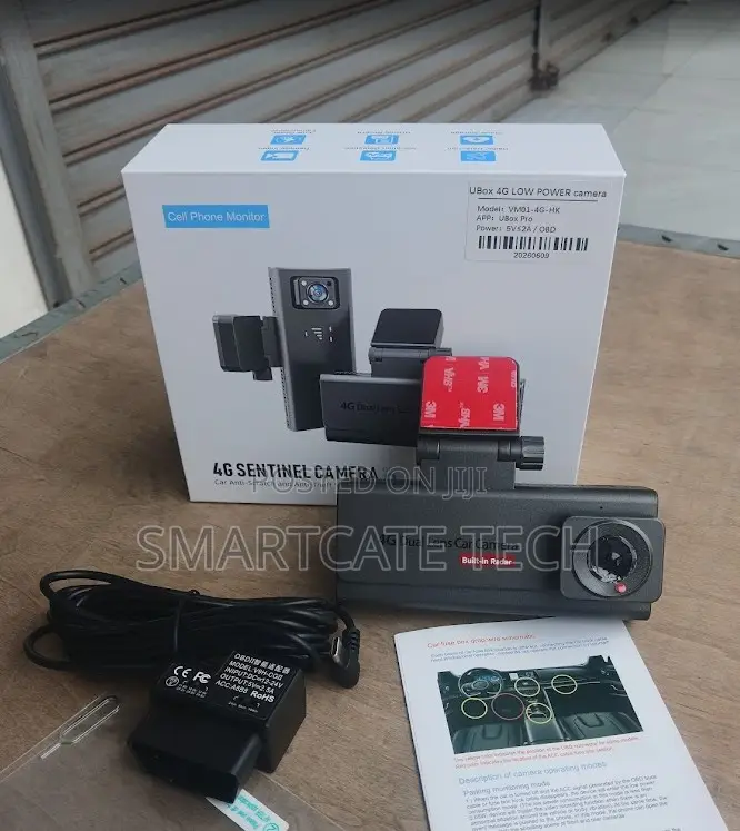 4G Smart Dual Lens Car Dash Camera – HD Video + GPS + Parking Monitor
