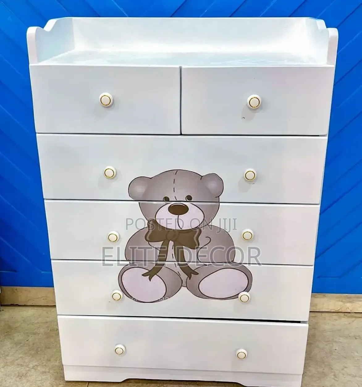 Newborn Baby/Kids Chest of Drawers Cabinet – Spacious Nursery Storage