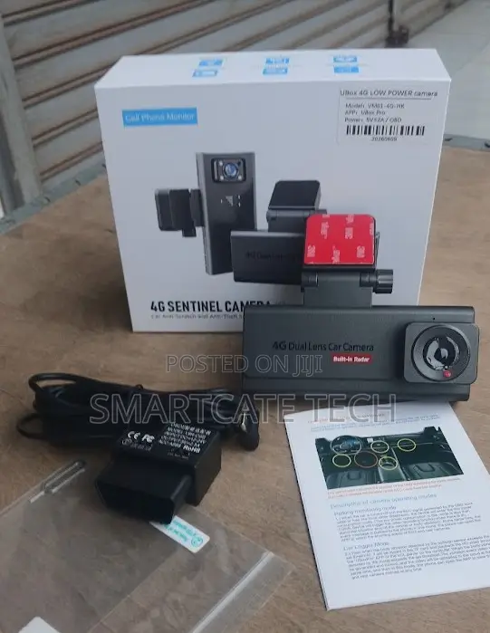 HD 4G Dash Cam – Front & Rear Dual Camera With GPS