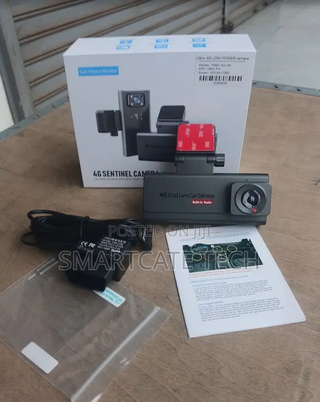HD 4G Dash Cam – Front & Rear Dual Camera With GPS