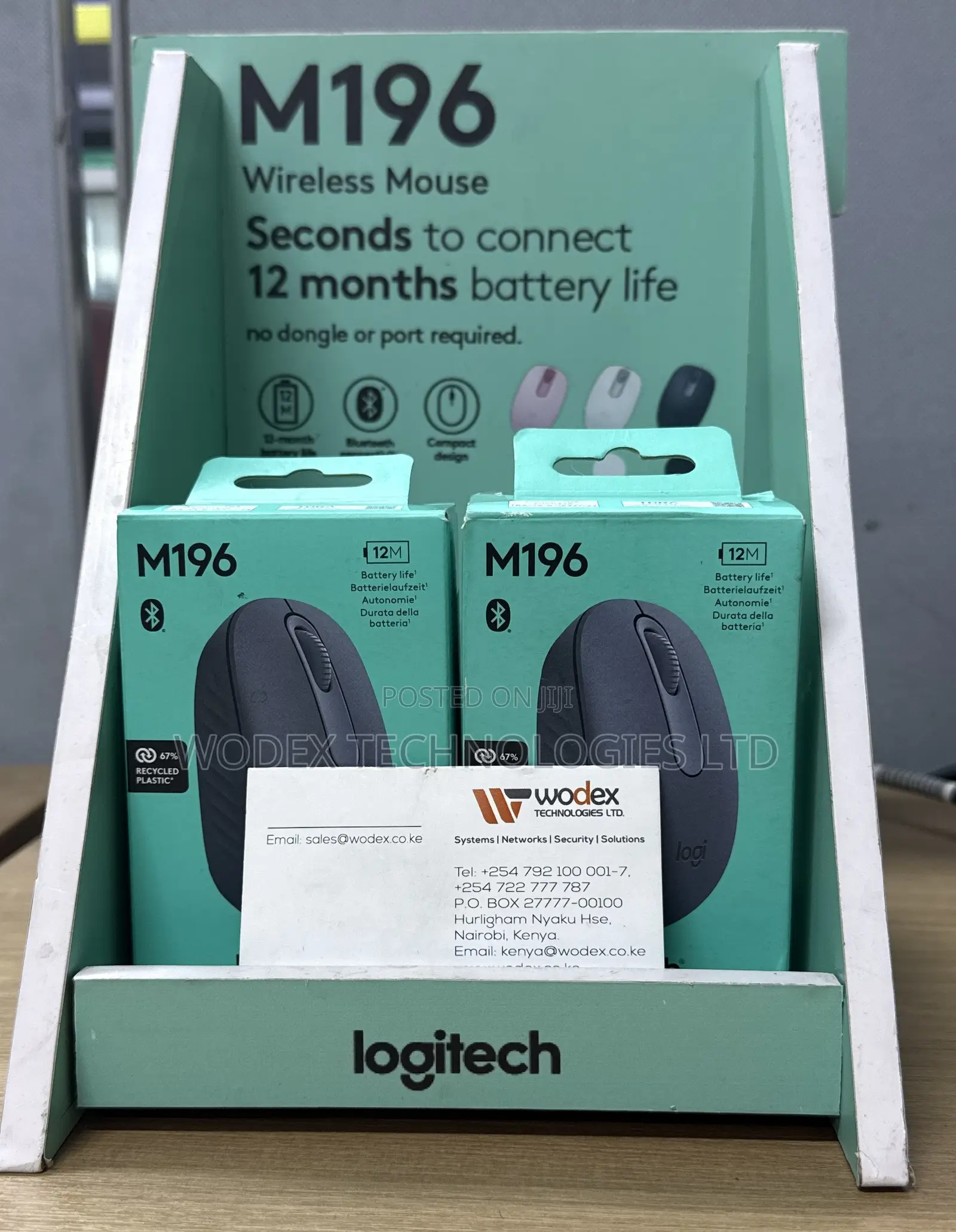 Logitech M196 Bluetooth Wireless Mouse