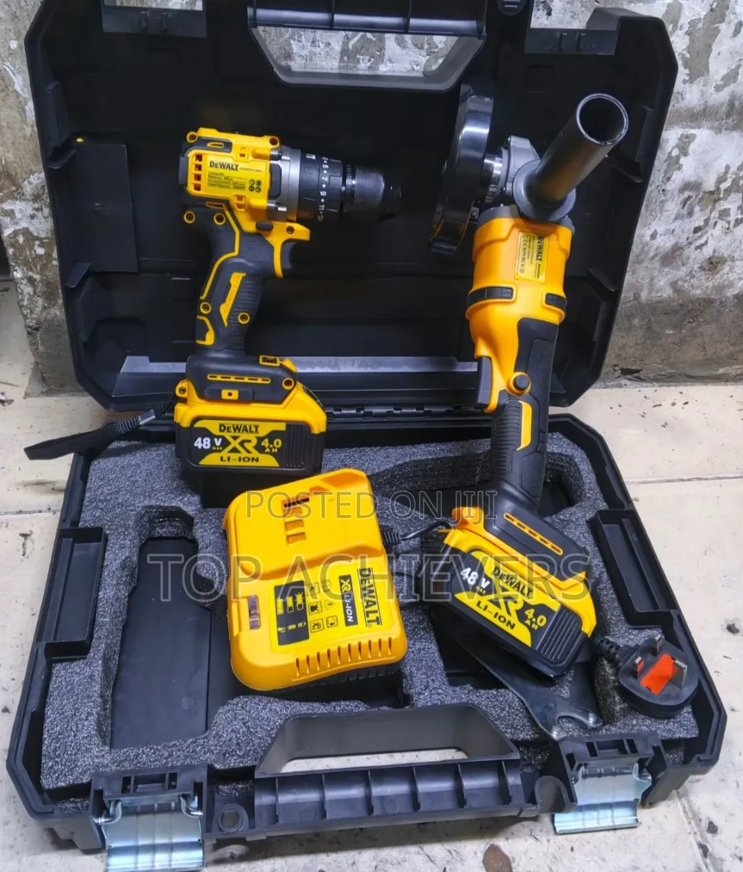 DEWALT Cordless Combo(Drill+Grinder)48v