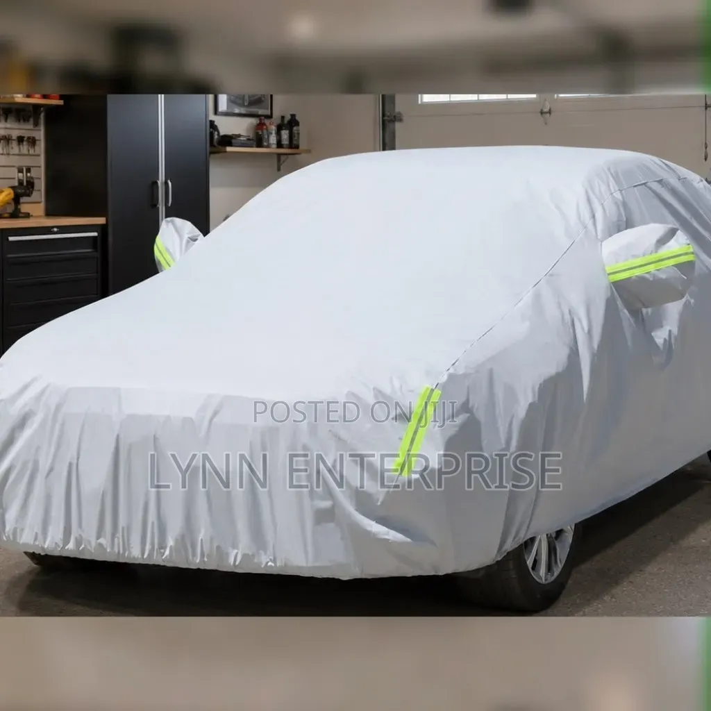 High Quality Universal Grey Car Cover With Fleece on the Inside Part
