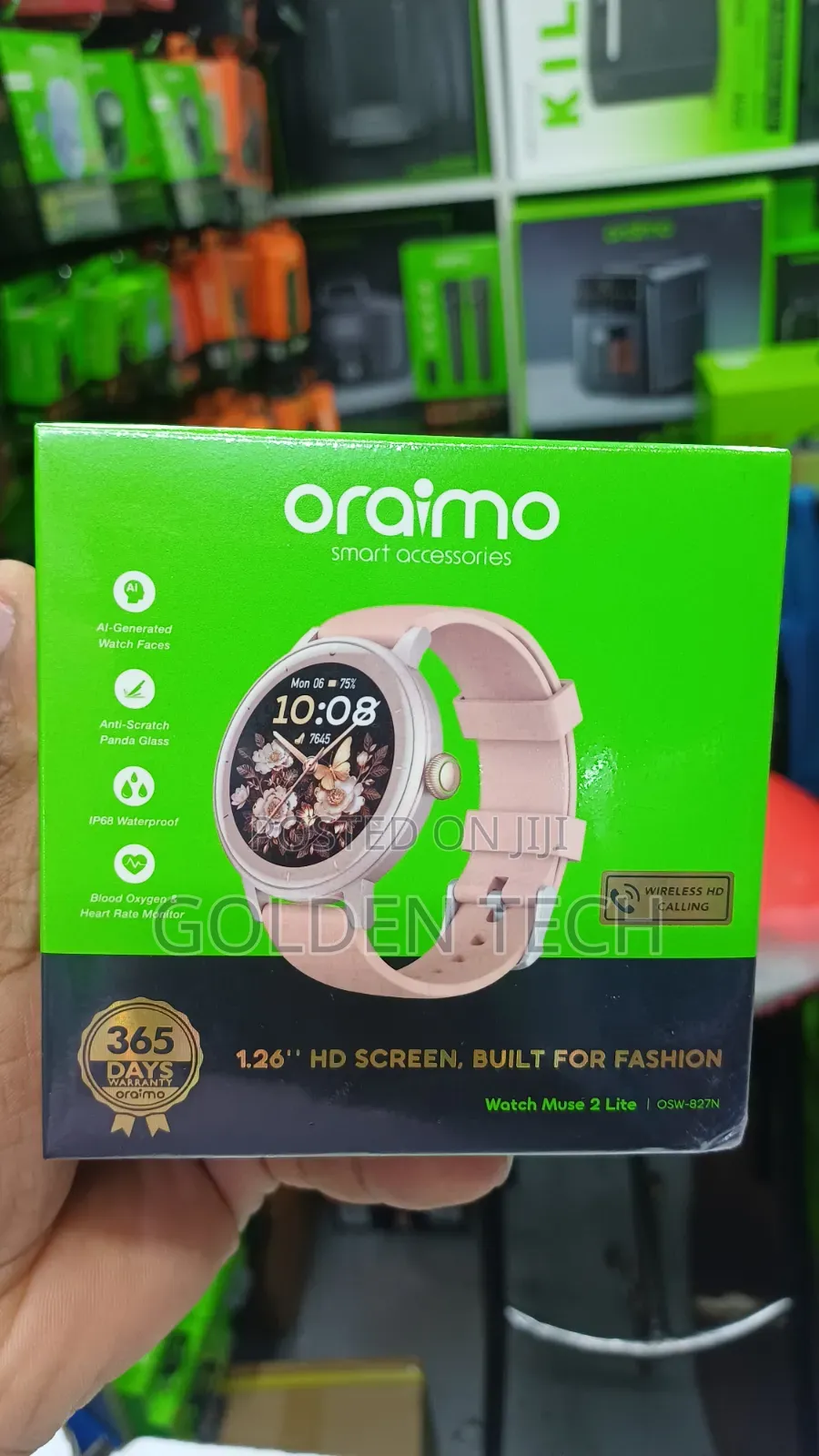 Oraimo Watch Muse 2 Lite 1.26'' IP68 Chic Versatile Smart Watch