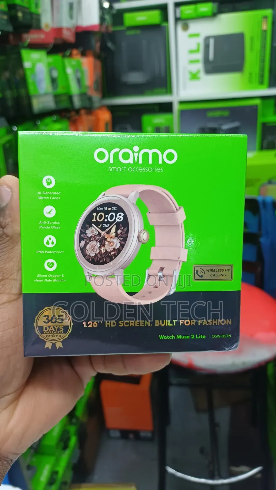 Oraimo Watch Muse 2 Lite Ip68 Smart Watch