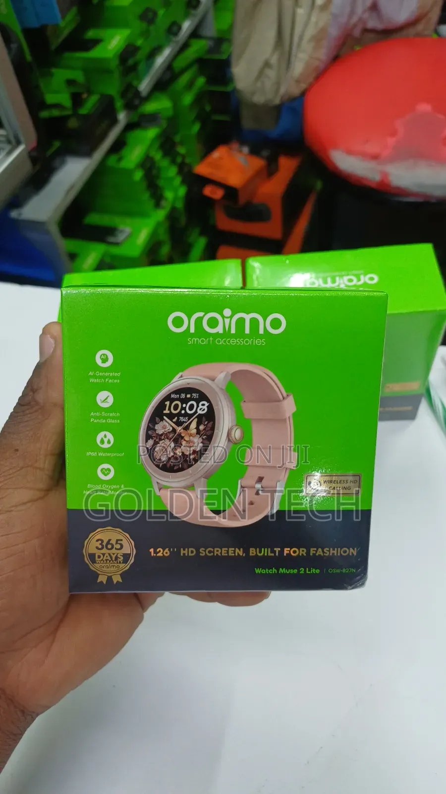 Oraimo Watch Muse 2 Lite 1.26'' IP68  Smart Watch OSW-827N