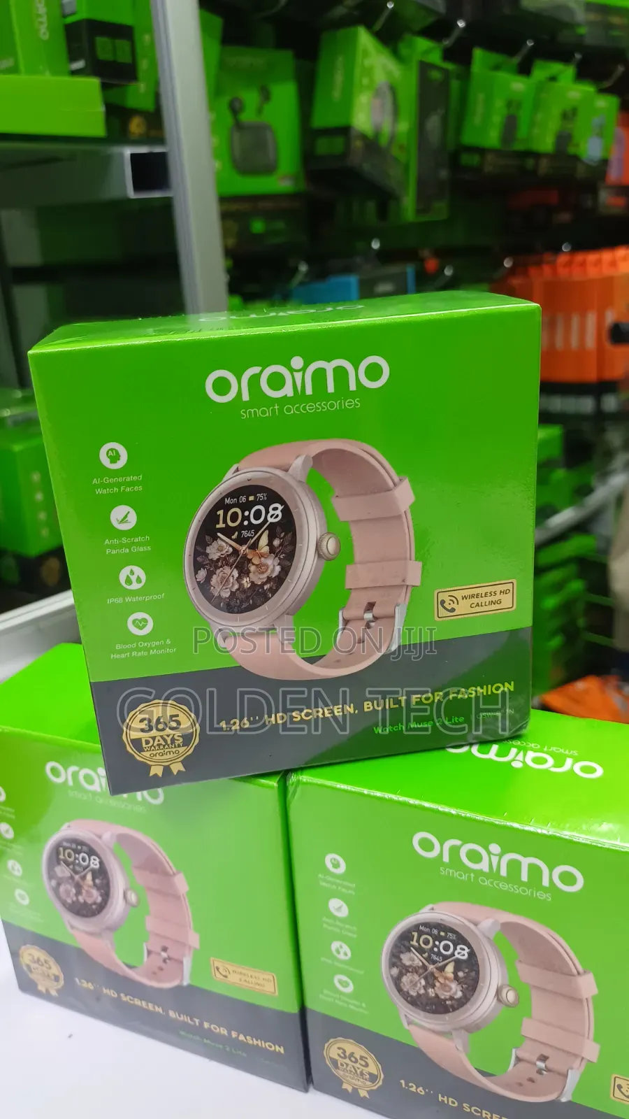 Oraimo Watch Muse 2 Lite 1.26'' IP68  Smart Watch OSW-827N