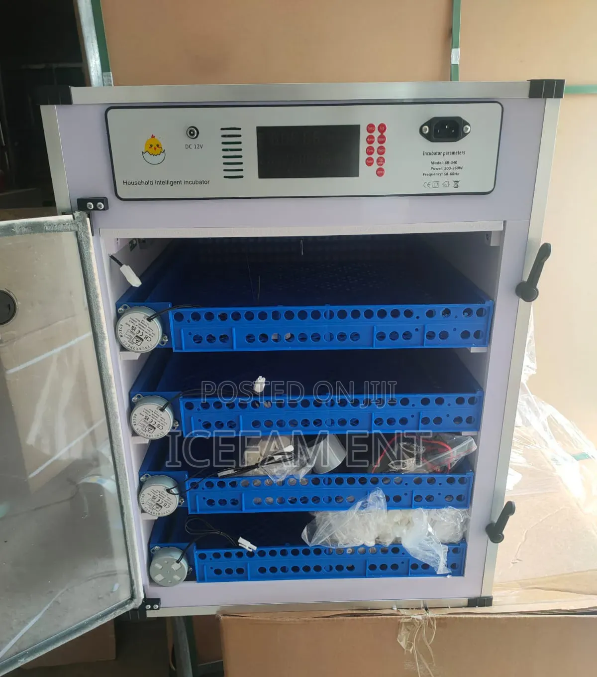 Fully Automatic Incubator/272eggs AC/DC Power Supply Support Incubator
