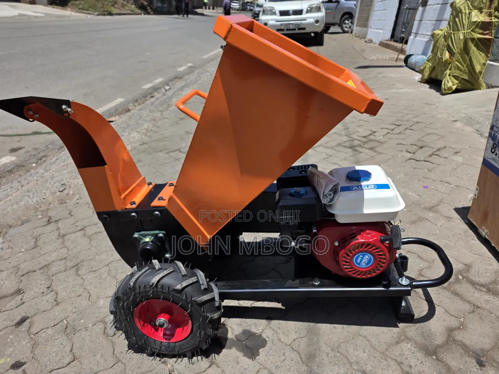 Gasoline Wood Chipper