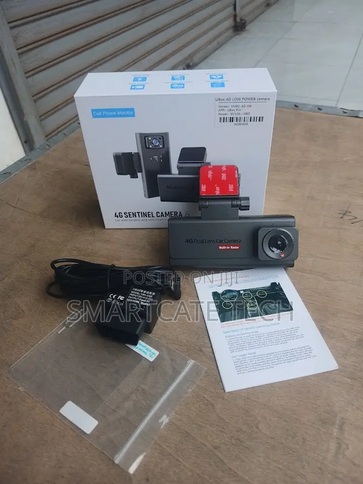 4G Dual Lens Car DVR – Smart Tracking & Night Vision