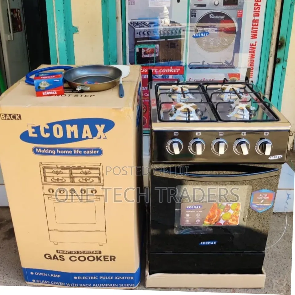 Standing Cooker 50 by 55 Ecomax Full Gas Plus Free Gifts,electric Oven