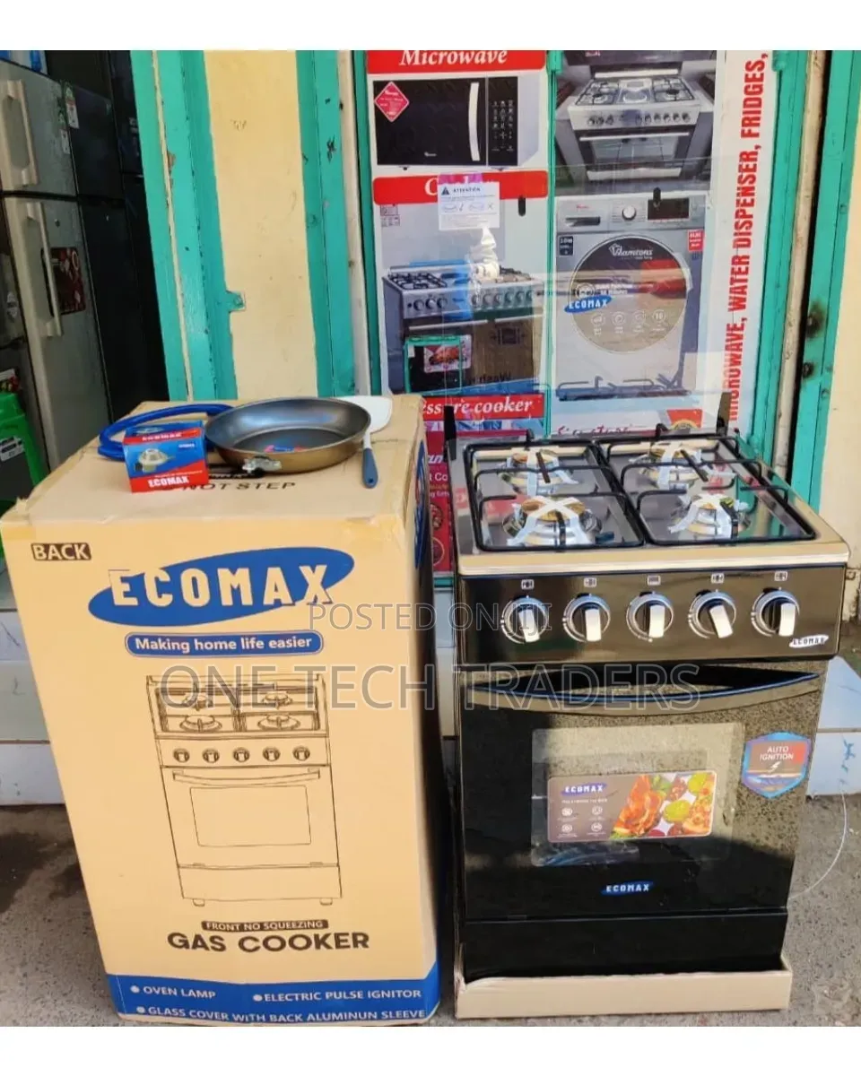 Standing Cooker 50 by 55 Ecomax Full Gas Plus Free Gifts,electric Oven