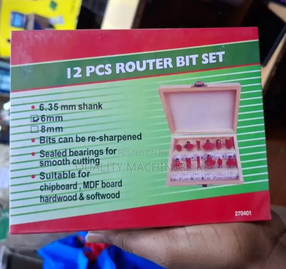 High Quality Router Bit6mm 12pcs