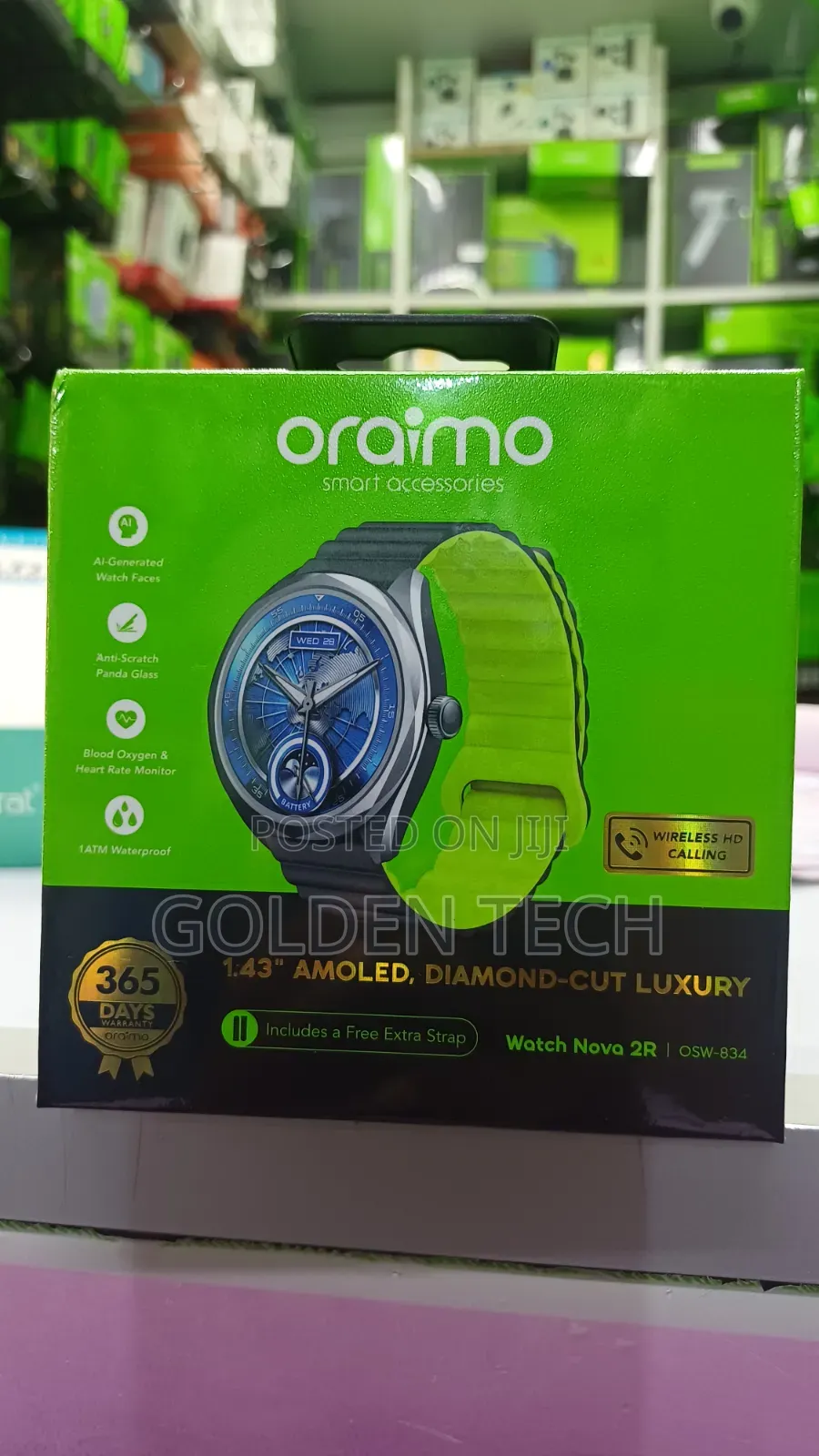 Oraimo Watch Nova 2R AMOLED OSW-834 Unisex Smartwatch