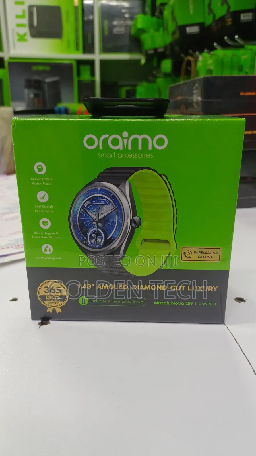 Oraimo Watch Nova 2R Amoled Display Watch