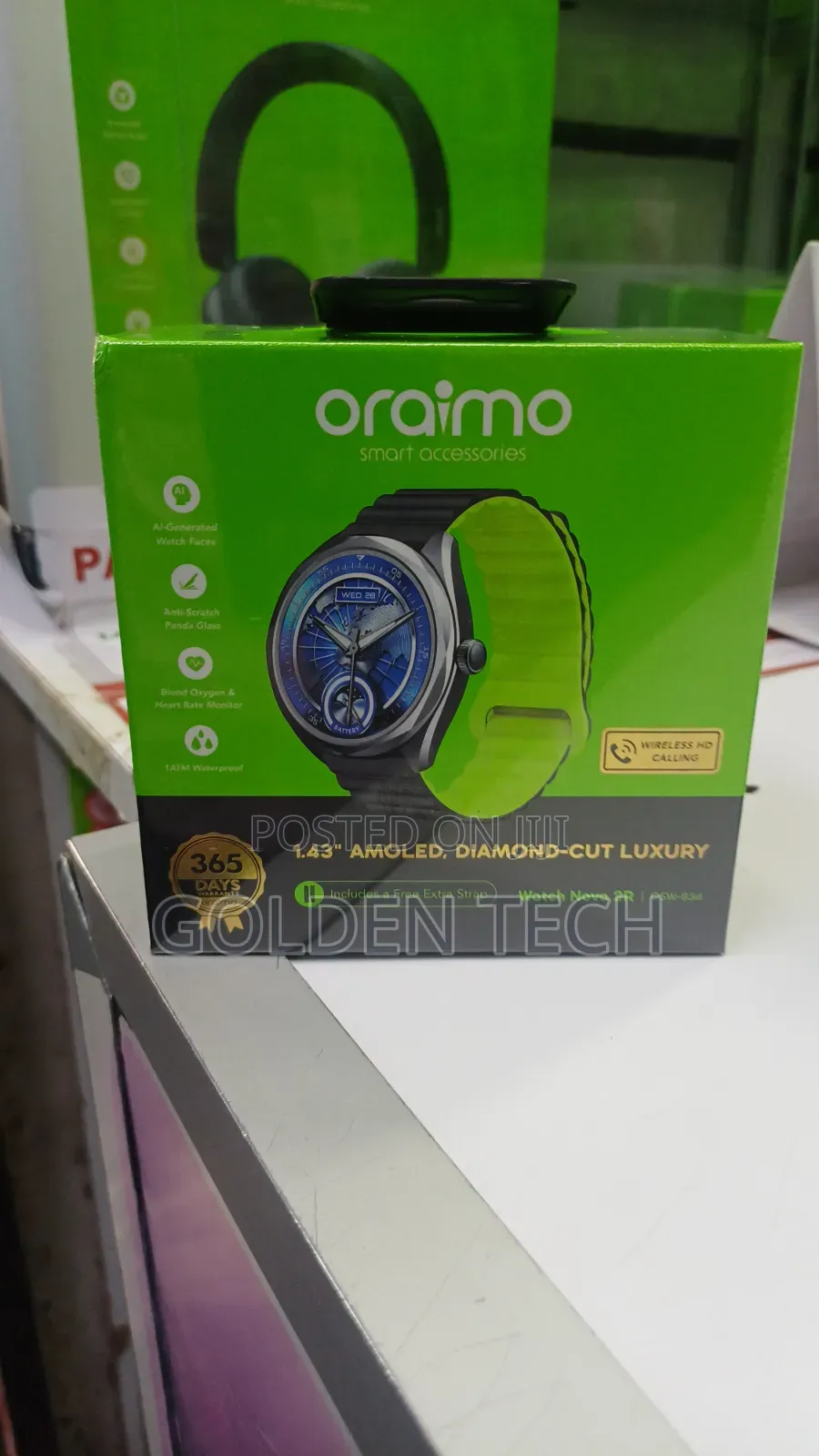 Oraimo Watch Nova 2R Amoled Display Watch