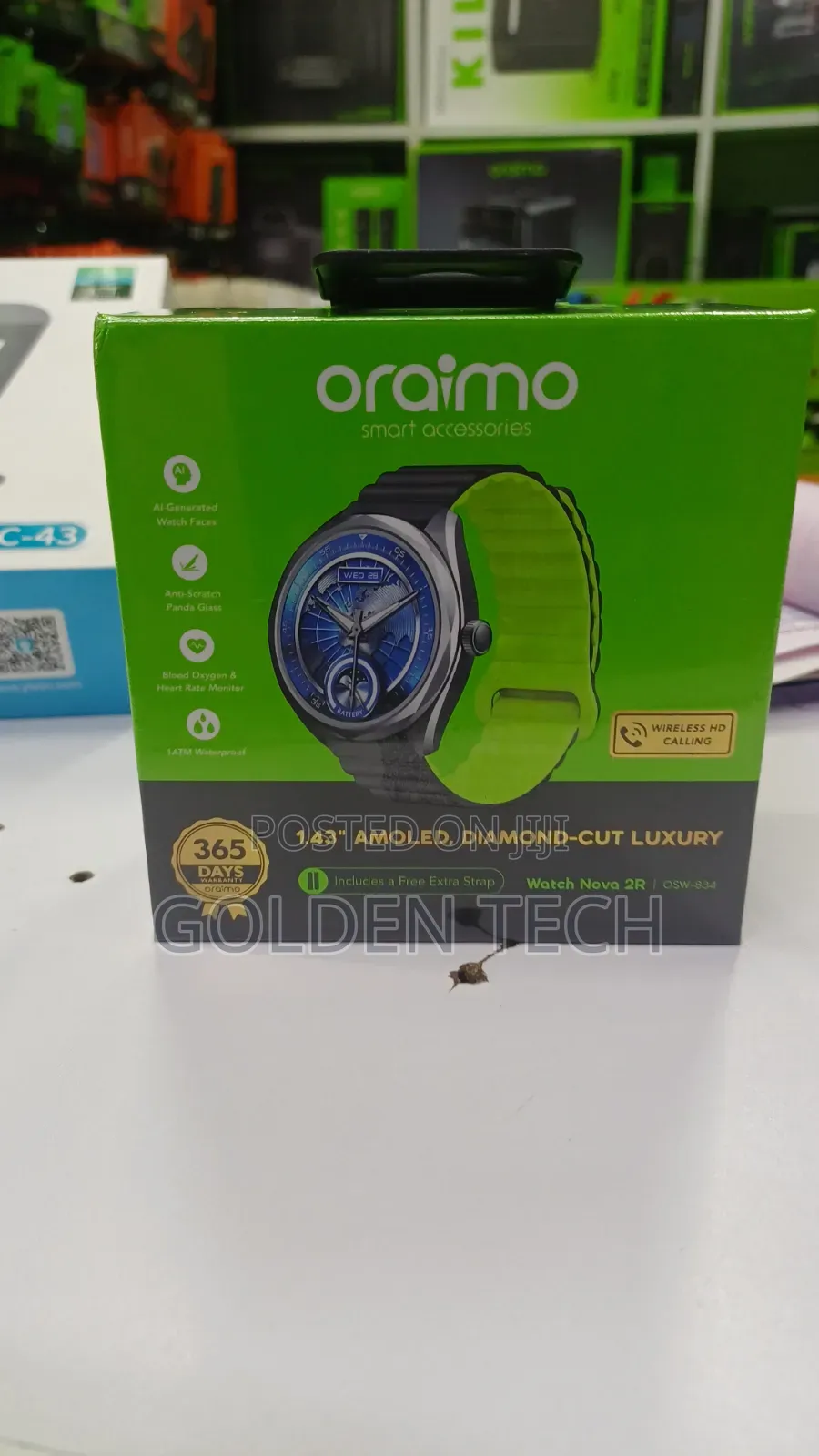 Oraimo Watch Nova 2R Amoled Display Watch