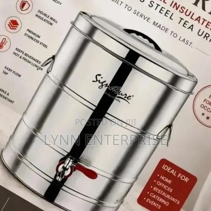 Double Wall Insulated Stainless Steel Tea Urn 30 Litres