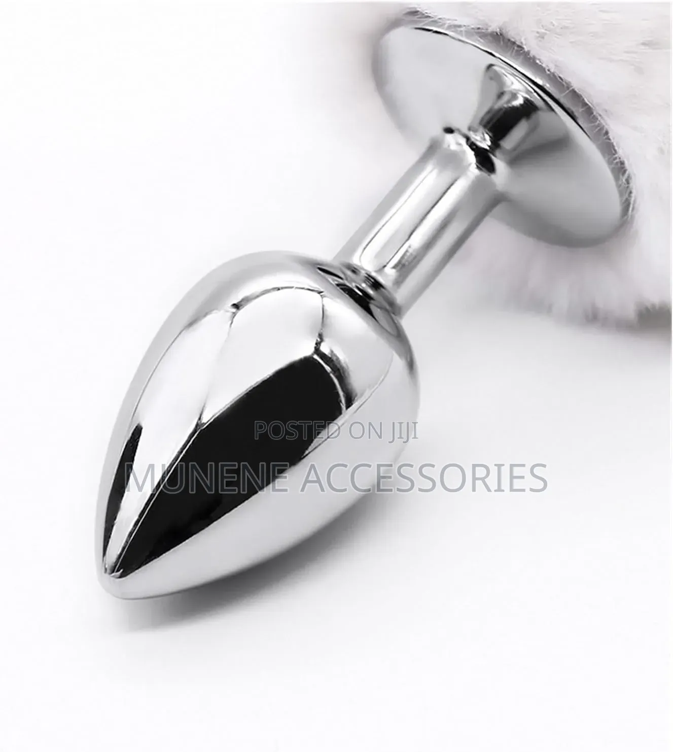 Fetish Rabbit Tail Plush Metal Butt Plug Anal Fetish Sex Toys Adult