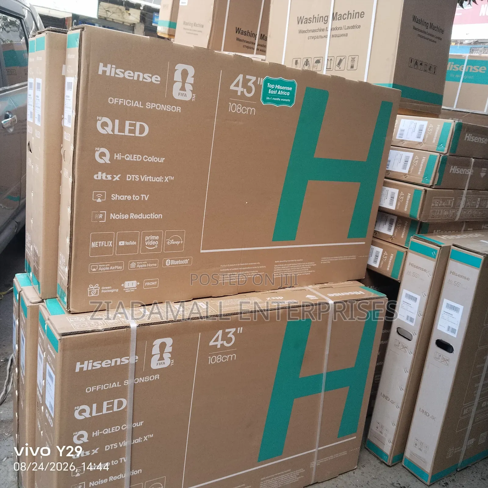 Hisense 43” 4K QLED Google Smart TV
