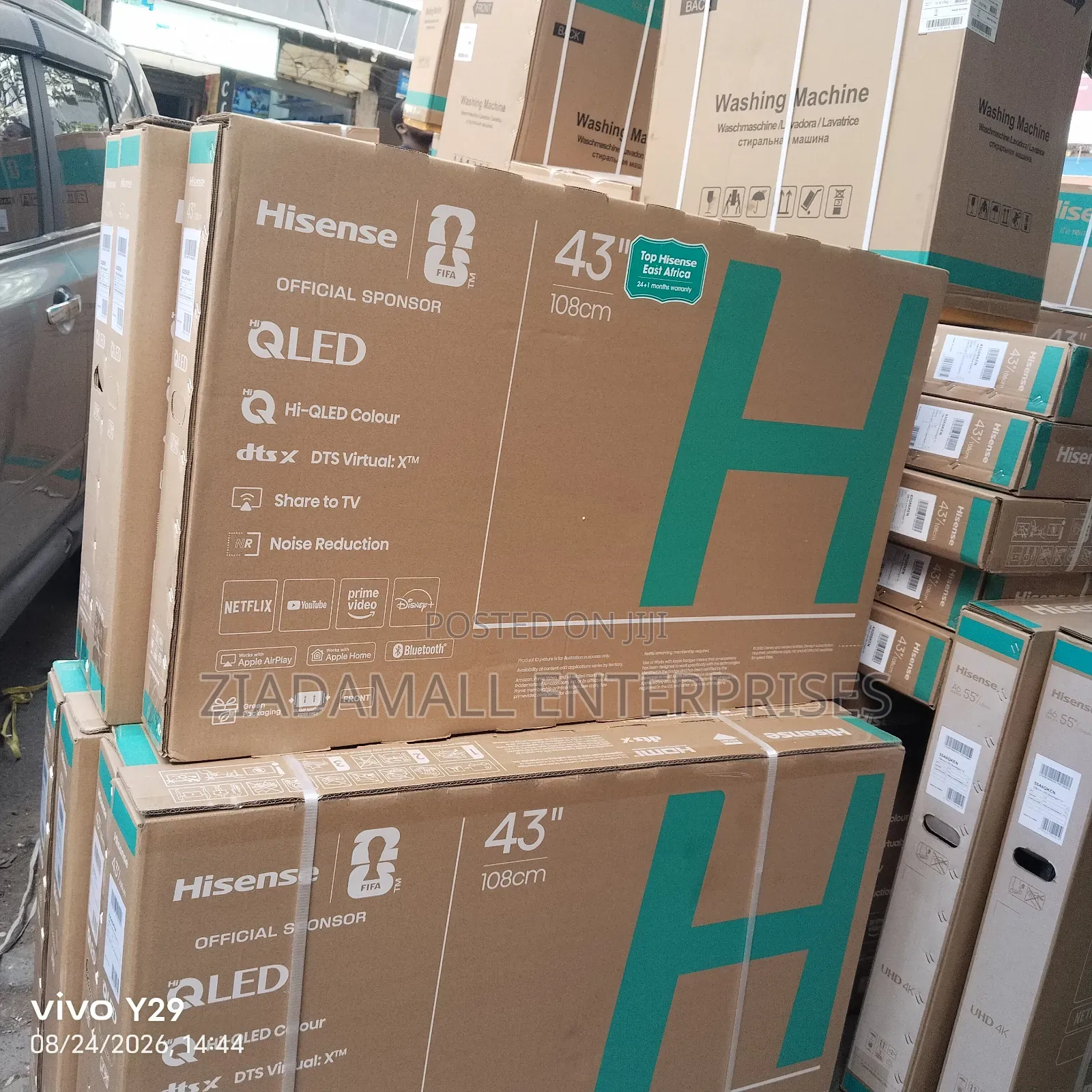 Hisense 43” 4K QLED Google Smart TV