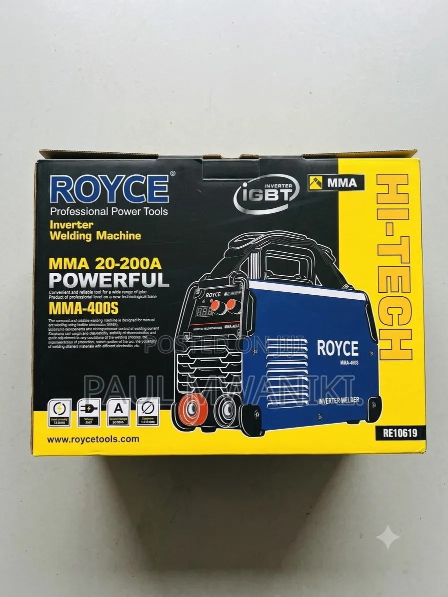 ROYCE MMA-400S Inverter Welding Machine (20-200a) - Brand New