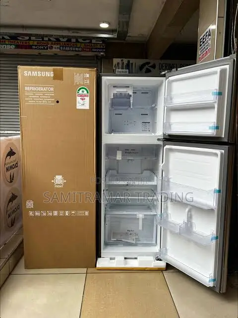 RT22FGRADS8 Samsung 236-Liters 2-Doors Fridge With Top Mount Freezer