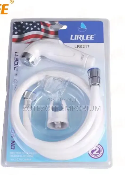 Durable Lirlee Plastic Arabic Shower Bidet Sprayer Set for Toilet