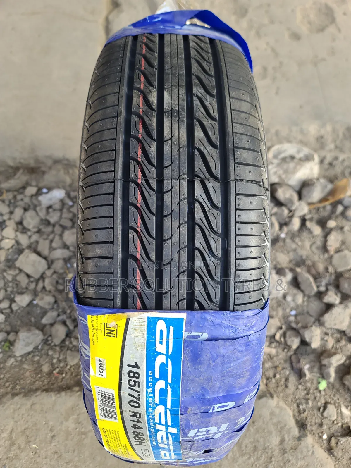 185 /70 R14 Accelera Tyres 88h Made in Indonesia
