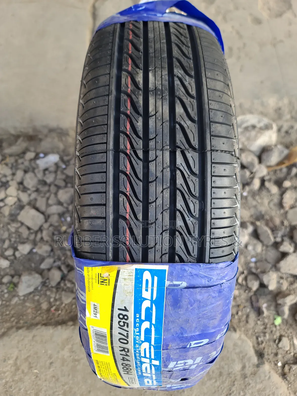 185 /70 R14 Accelera Tyres 88h Made in Indonesia