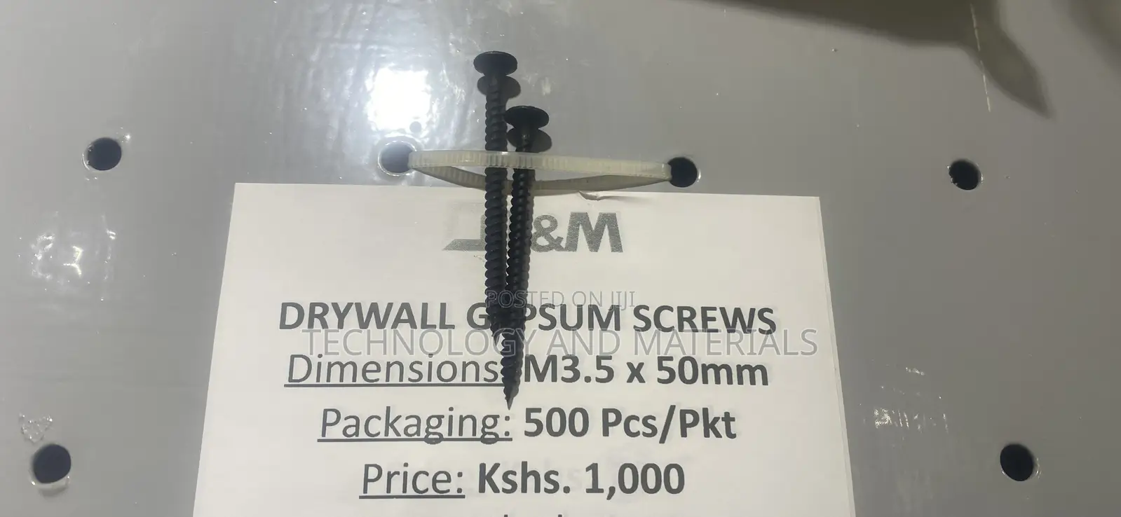 DryWall Gypsum Screws M3.5*50mm