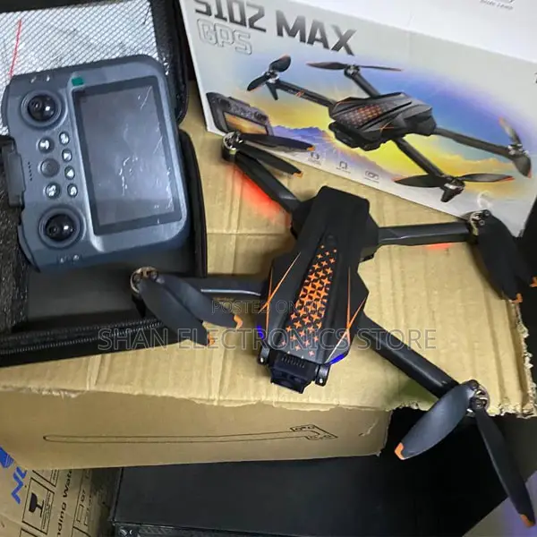 Foldable FPV Altitude Hold Intelligent S102 GPS Rc Quadcopter Hd Drone