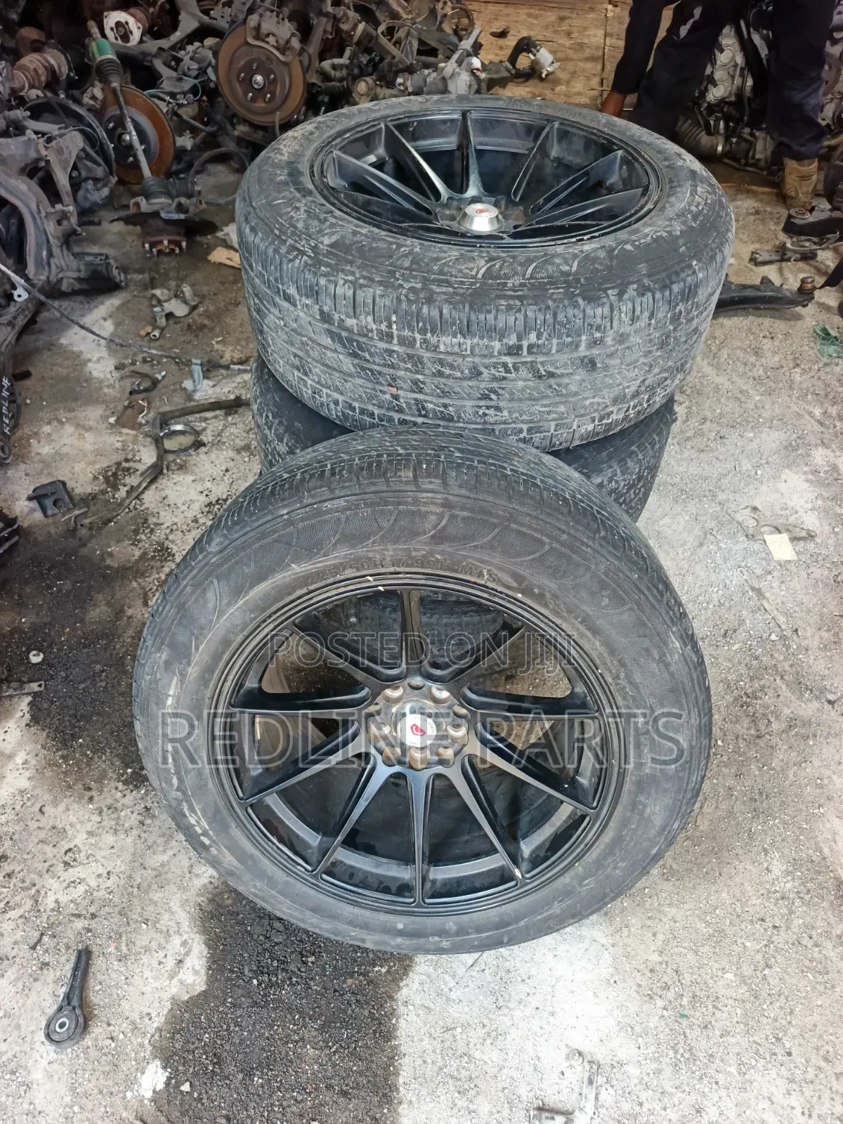 17" Alloys With Tyres.PCD 5*100/114 9J