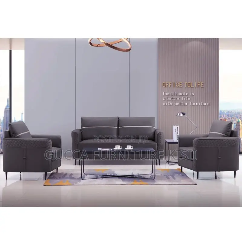 Office Sofa; 5-Persons Reception Sofa