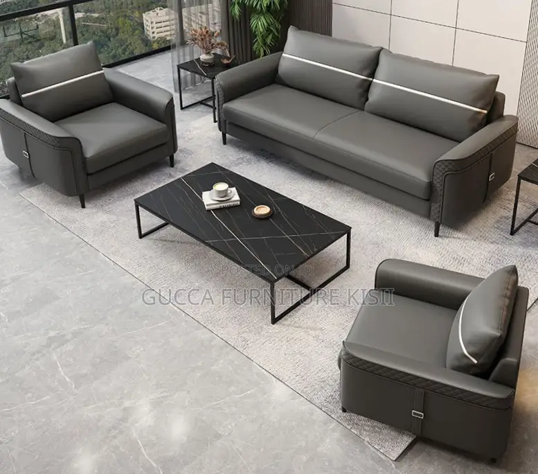Office Sofa; 5-Persons Reception Sofa