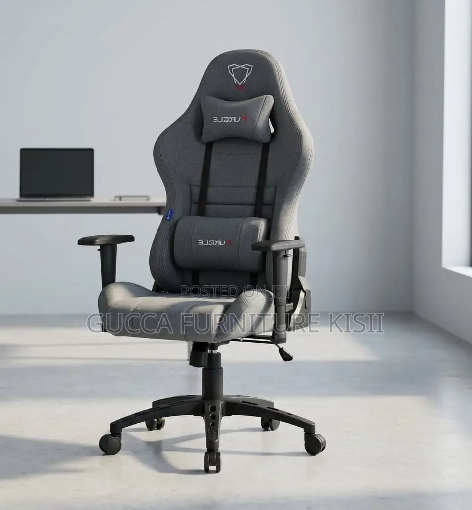 Gaming Chair; The Gray Fabric Gaming Chair