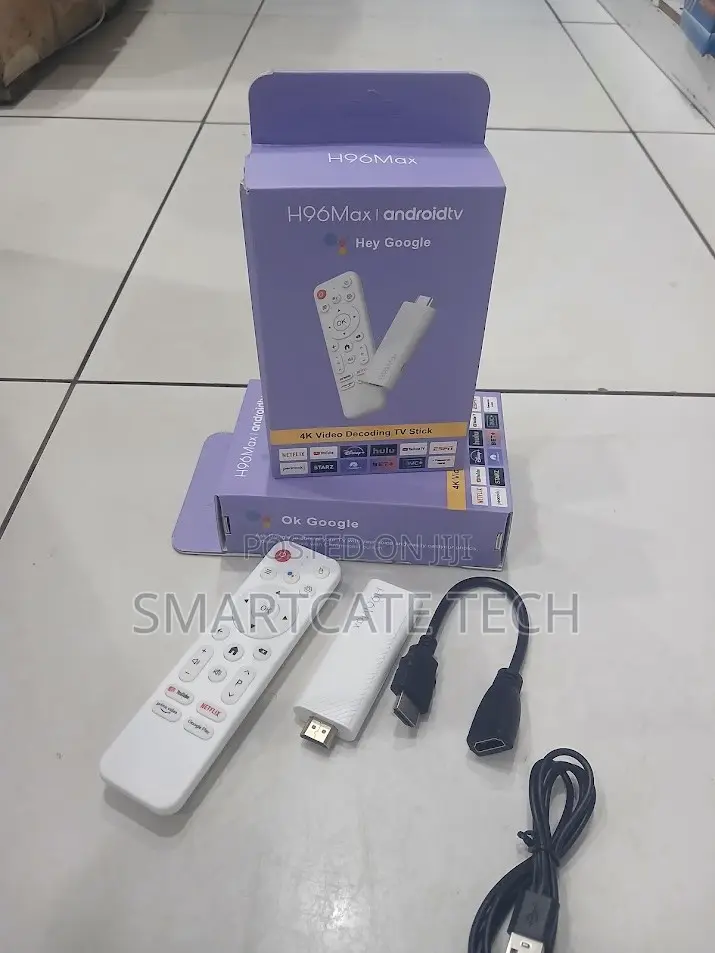 H96 Max Android 14 TV Stick 2gb Ram 16gb Rom – 4k Smart TV